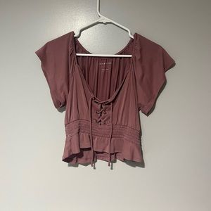 Aeropostale Pink Cropped Top (S)
